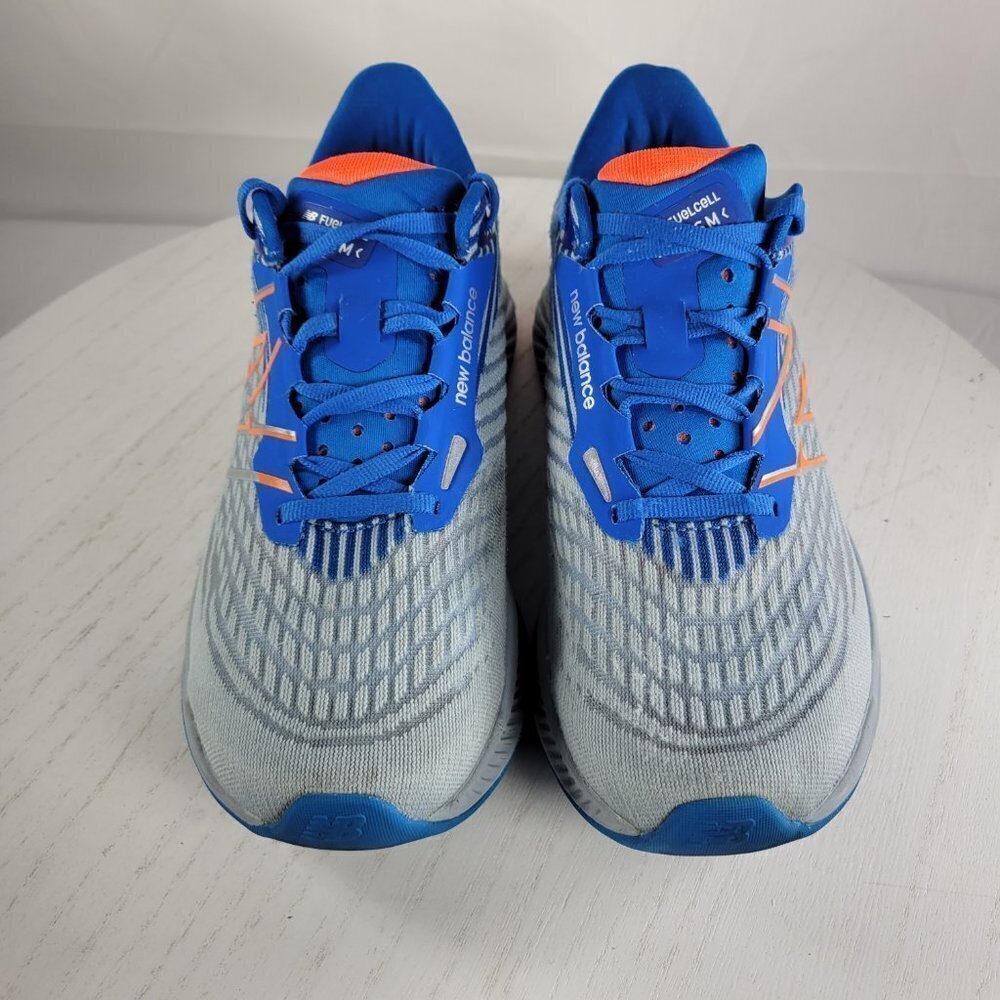New Balance Men's FuelCell Prism v2 Running Shoes Size 8 Gray Orange Blue